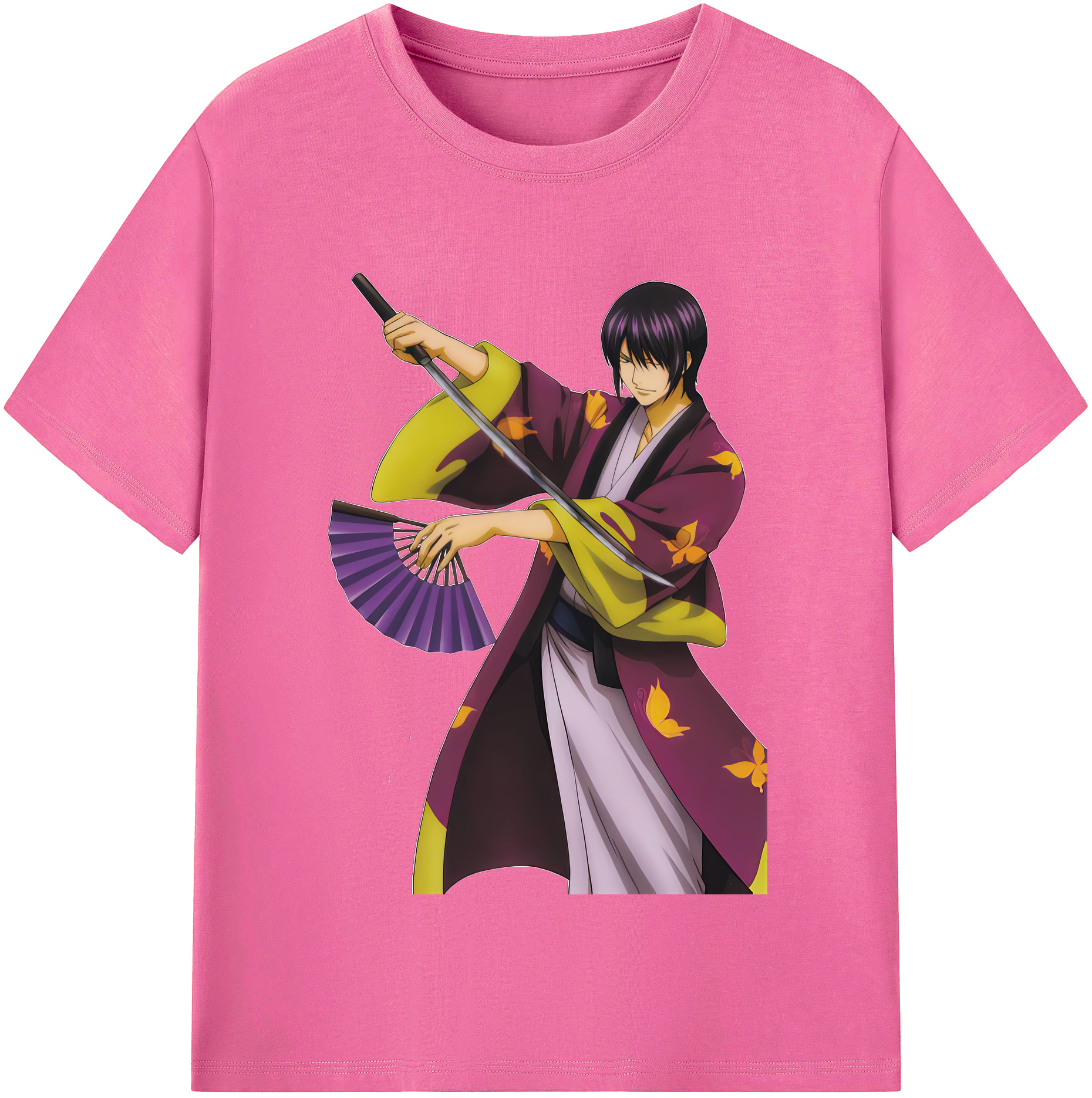 （画像用） ぎんたま 坂田銀時（さかたぎんとき） 神楽 志村新八（しむら しんぱち） GINTAMA Sakata Gintoki Kagura Shimura Shinpachi レディースカジュアルプリントTシャツ（綿100％）